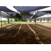80% Black Shade Cloth Hemmed and Grommeted